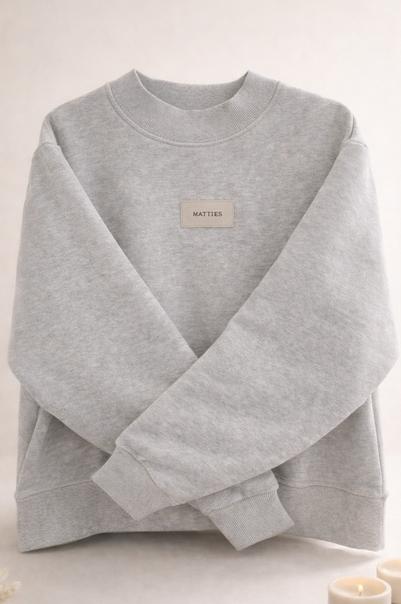 Matties Mock Neck Crew